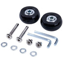 40 x 18mm Luggage Suitcase Wheels Replacement Repair kit 1 set F1X1