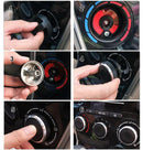 3Pcs Air Conditioning Heat Control Switch Knob For Ford Focus 2 MK2 3 MK3 Blue