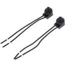 2PCS 12V Waterproof Push Button On-Off Switch With 4" Lead Wire Black ME