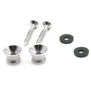 2pcs Guitar Strap Lock Pins Peg Metal for Acoustic Electric Guitar Ukulele  E7X1