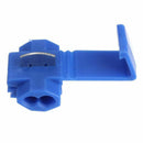 50 x Blue  Lock Wire Connectors Quick Splice Terminals Crimp Electrical