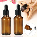 60ML Essential Oil Sub-bottle Empty Bottles Glass Dropper Bottle Travel Portable