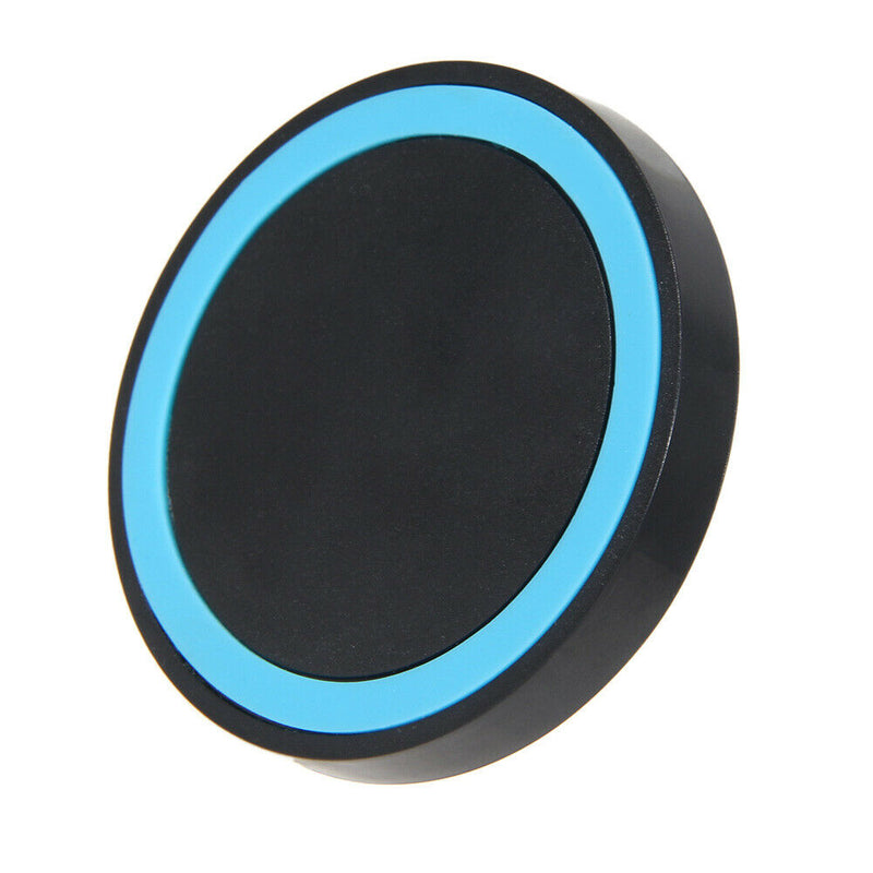 Black Qi Wireless Charger Pad Charging Receiver +  USB Cable
