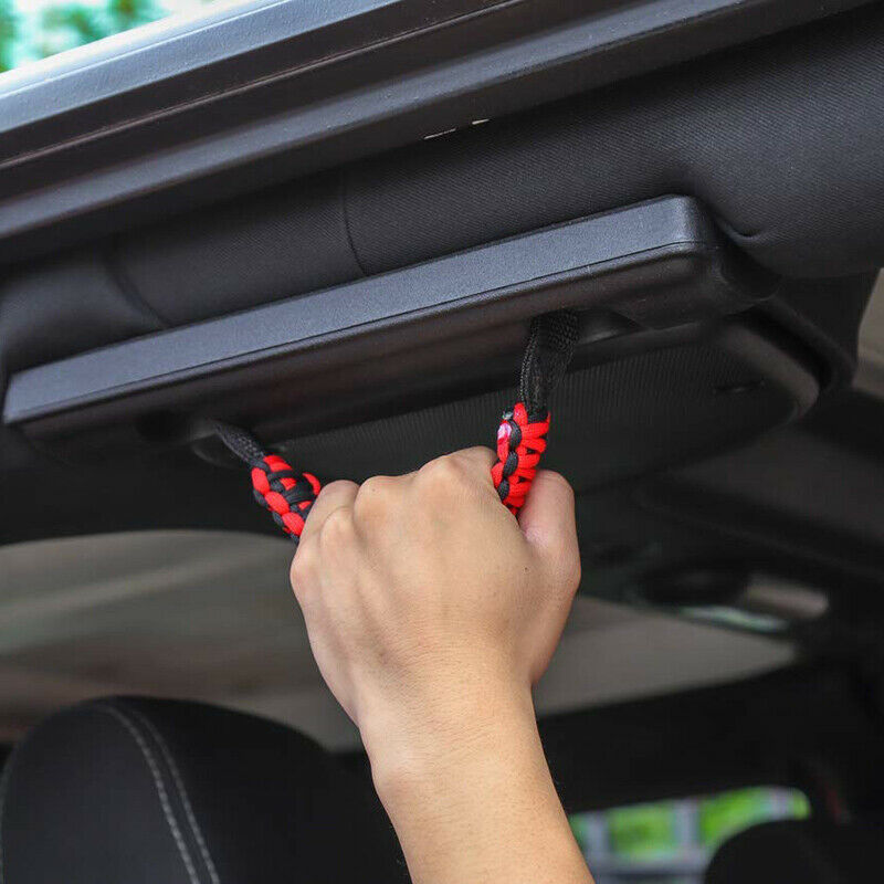 Car Roof Grab Handles, Grab Grip Handle for Jeep Wrangler JK 2007-2017 Car
