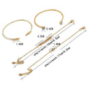 European And American Fashion Jewelry Fashion Leaf Bracelet Bracelet Women'