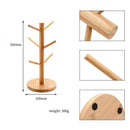 Mug Holder Tree Mug Glass Storage Rack Bamboo Cup Holder Drain Cup Holder J
