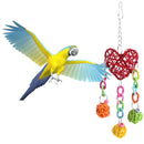 Bird Toys Parrot Conures Macaw Cockatoo Cockatiel Chewing Colorful Rattan Balls