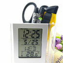 New Multifunction Desk Calendar / Pencil Box LCD Thermometer and Calendar D