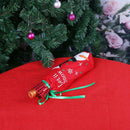 2pcs/set Santa Claus Snowman Christmas Wine Bottle Bag Cover Xmas Ornament