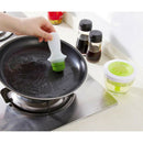 3-in-1 Silicone Olive Oil, Vinegar, Dispenser Bottle & Baster Brush for BBQ