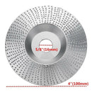 4 Inch Wood Grinding Wheel Rotary Disc Sanding Wood Carving Tool Abrasive D N9Y1
