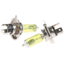 2pcs 55W H4 Halogen Bulb Yellow 3000K Headlight Glass Car Light Auto Lamp 3C