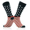 Patriotic American Flag Socks Unisex Fashion Casual Socks Fashion Wedding GifJ,a