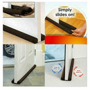 Door Under Bottom Seal Soundproof Draft Foam Strip Blocker Stopper Cleaning