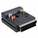 Newest Switchable Scart Male to Female S-Video 3 RCA Audio Adapter Convecto N9X8