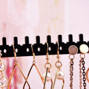 18Cm Jewelry Display Rack Acrylic Rectangle Earrings Organizer Holder Stand