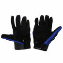 1 Pair Motorcycle Gloves Racing Gloves Fiber PU Blue - XL V5U3