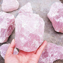Natural Pink Rose Quartz Crystal Stone Rock Mineral Specimen Healing Collectible