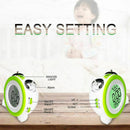Digital Alarm Clock With Nightlight,2 Alarms,Optional Weekday Mode, Snooze FJ5F8
