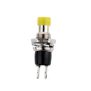 10x 220V PBS-110 ON/OFF Push button Mini Lockless Momentary Switch Yellow