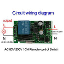 Wireless Wall Switch Wall Panel Remote Control Transmitter & Receiver Smart