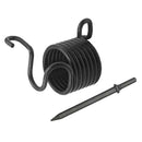 2pcs Pneumatic Parts Round Handle Pointed  Steel Spring Hex Shank