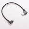 Hot USB 2.0 OTG Male to 90 Degree Angled Micro USB Male Cable Cord Adapter JR