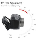 LED Headlamp Motion Sensor Headlight USB Rechargeable Head Torch Night Lighting
