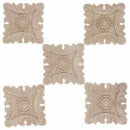 5 pcs Square carved wood European Style Sculpture wall lamp House Decoratio Q9I9