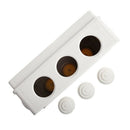 White ABS IP65 Waterproof EnClosure Junction Box 200mmx155mmx80mm B3W7