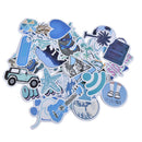 50pcs Blue Ice Penguin Sea Skateboard Stickers Laptop Luggage Decals Sticke ME