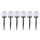 6 Pcs/Lot Solar LED Light Bulb Waterproof Lawn Garden Light Solar Powered L A9S1