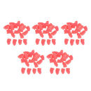 100Pcs Soft Nail Caps for Lovely Pet Dog and Cat Paw Control Red XL