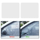 2pcs Car Side Window Protective Films Anti Fog Waterproof Rainproof 175x200mm