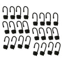 24pcs Plastic Coated Spiral Wire Hooks For Shock Cord Bungee Rope 6mm