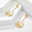 New Women Girls Charming Flower Earrings Stud Fashion Jewelry K8M5 Stylis O7I2