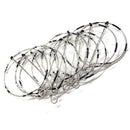 10pcs 6-Ring Portable Fishing Shrimp Crab Cast Trap Catch Crabs Tool Set
