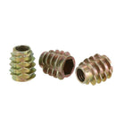 30pcs M6x13mm Zinc Plated Hex Socket Screw in Thread Insert Nut