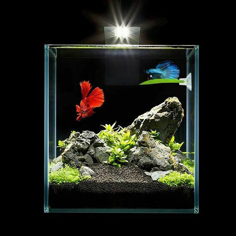 2 Pack Betta Hammock, Betta Fish Leaf Pad, Plastic Aquarium Plants With Suc M3J5
