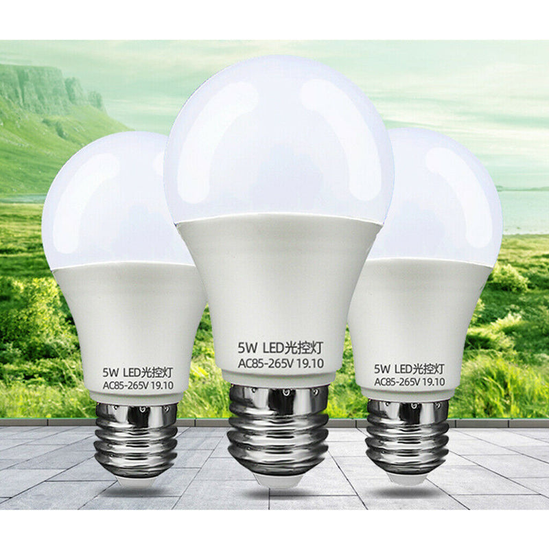 6pcs Sensor Light LED Bulb with Auto on/off Dusk till Dawn Light Porch Light