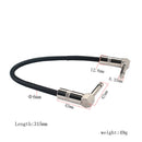 Copper 6.35mm Plug to 6.35mm Plug Guitar Effect Pedal Connector Cable