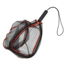 Portable Fly Fishing Landing Net Aluminum Alloy Frame Rubber Handle Brail