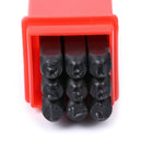1 Set Numbers Steel Metal Die Leather Stamp Punch Tool Case Kit Craft 3Mm