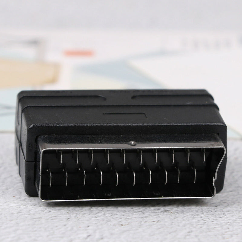 RGB scart to 3 RCA S-Video sdapter composite RCA SVHS AV TV audio converter OZ
