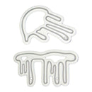 2pcs Drops of Blood Metal Cutting Dies Stencil Embossing Scrapbook Craft A