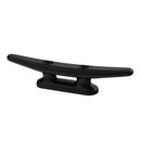 Boat Dock Cleat Flat Top 5 inch 125mm  - Nylon Black