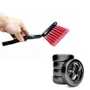Plastic Car Wheel Brush Tire Cleaner with Handle Detailing Motorcycle Clean H5W7