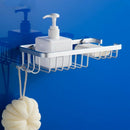 Bathroom Basket Shelf,Toilet Shower Shampoo Soap Dish Cosmetic Storage Rack T4C9