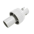 55 x 30mm White Air Foot Pump Hose Adapter Connector for Inflatable Boat Kayak