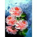 5D DIY Full Round Diamond Painting Flower Rhinestones Cross Stitch (B964)